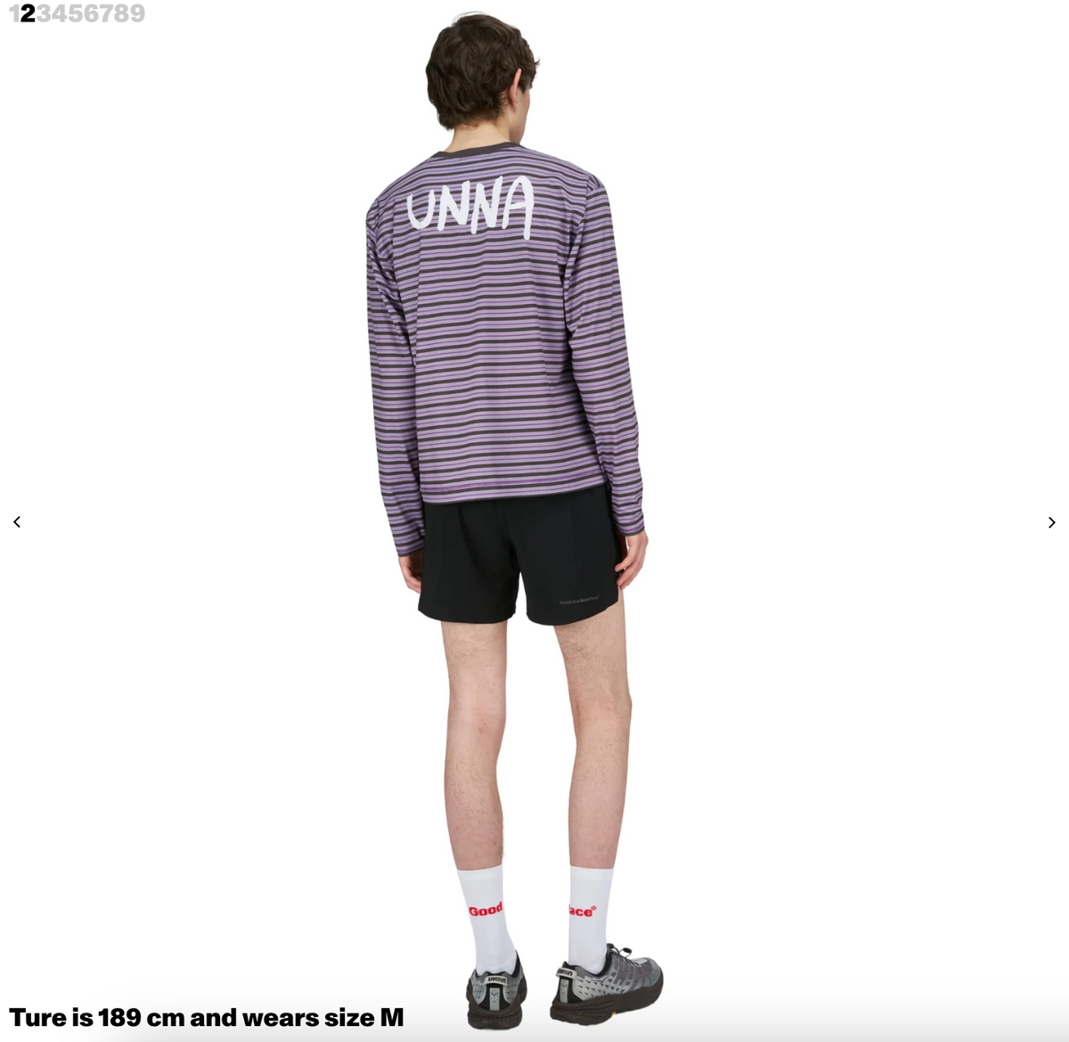 Striped LS — Men — Grape