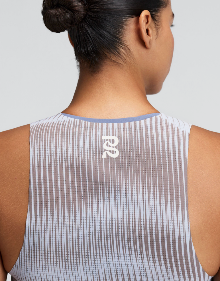 WOMEN COOLGRID RACE SINGLET - PAVILION BLUE