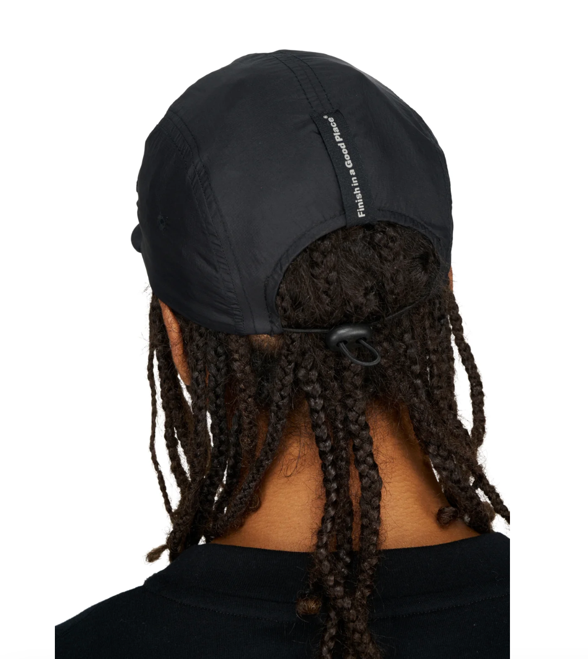 Smiles Run Cap — Unisex — Black
