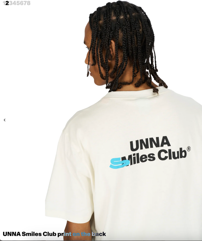 Smiles Club Tee — Men — Vanilla White