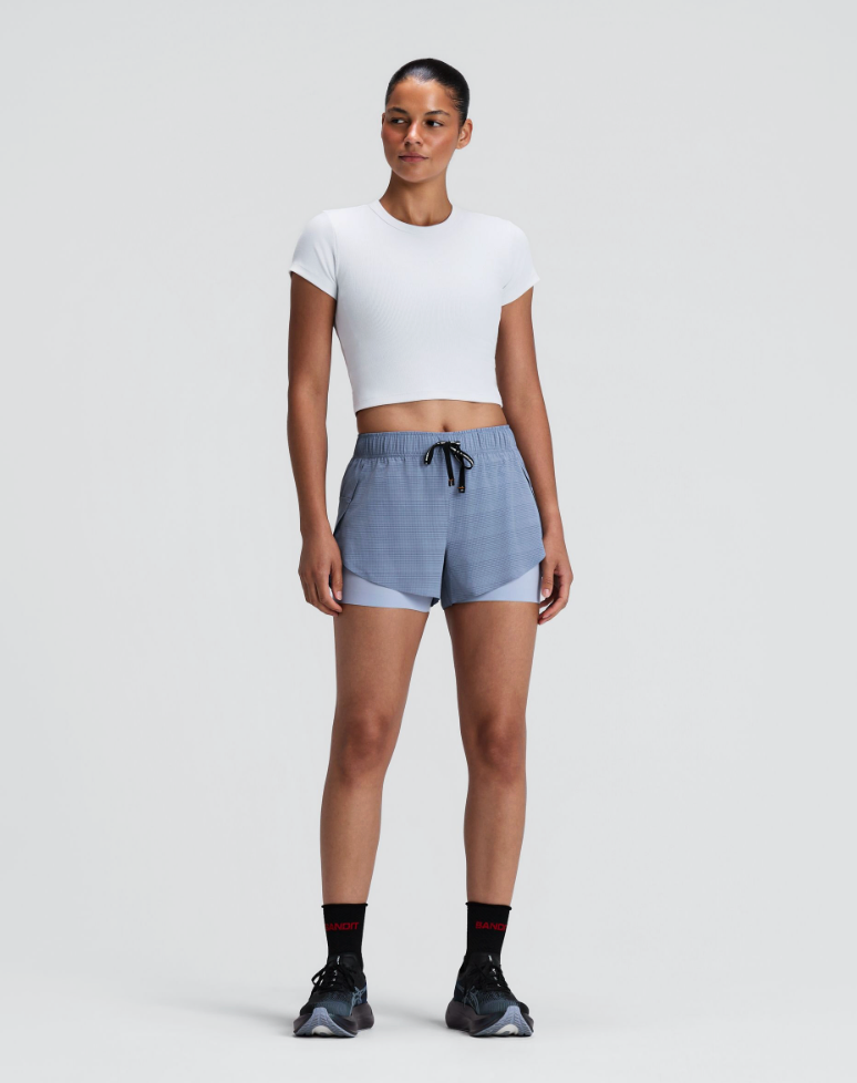 WOMEN VITUCCIA CROPPED PERFORMANCE TEE - WHITE