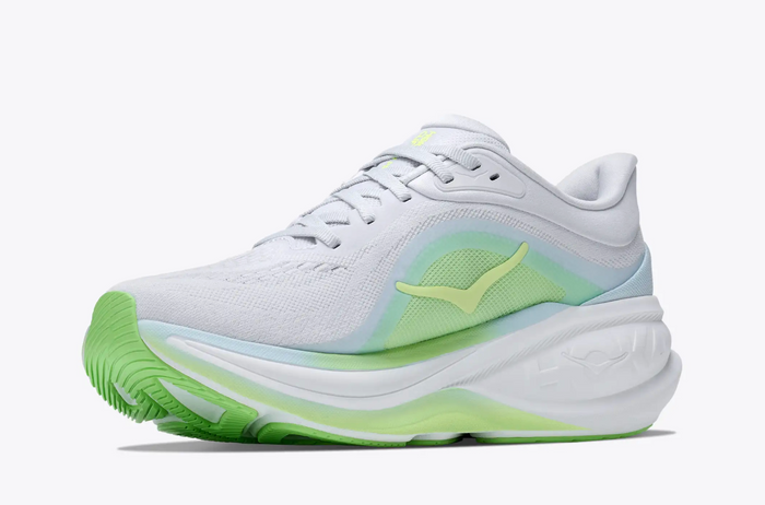 HOKA Clifton PRO — Mujer — Cosmic Grey/Neon Yuzu