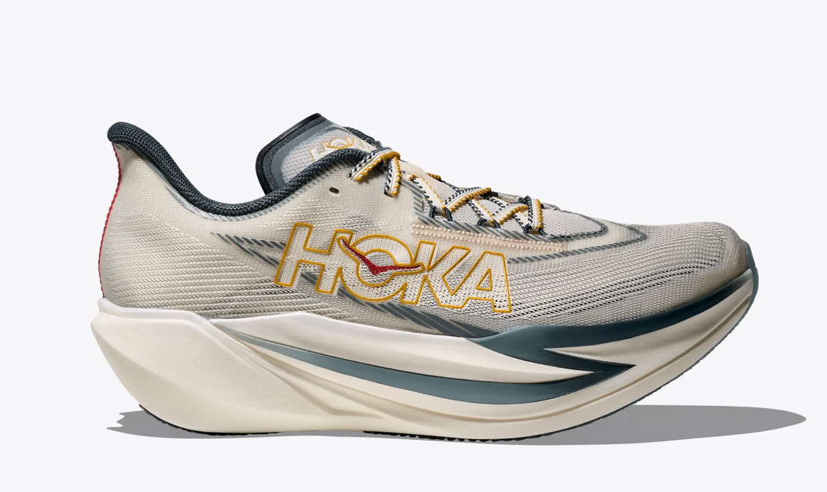 HOKA Cielo X1 3.0 — Unisex — Alabaster/Yellow Gold