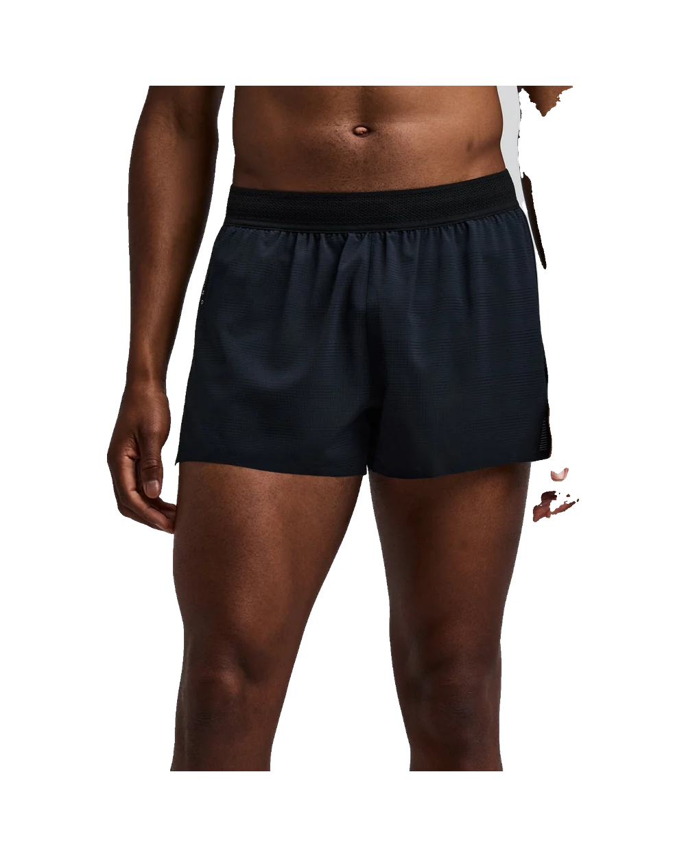 Men's CoolGrid™ 3" Split Short - Black