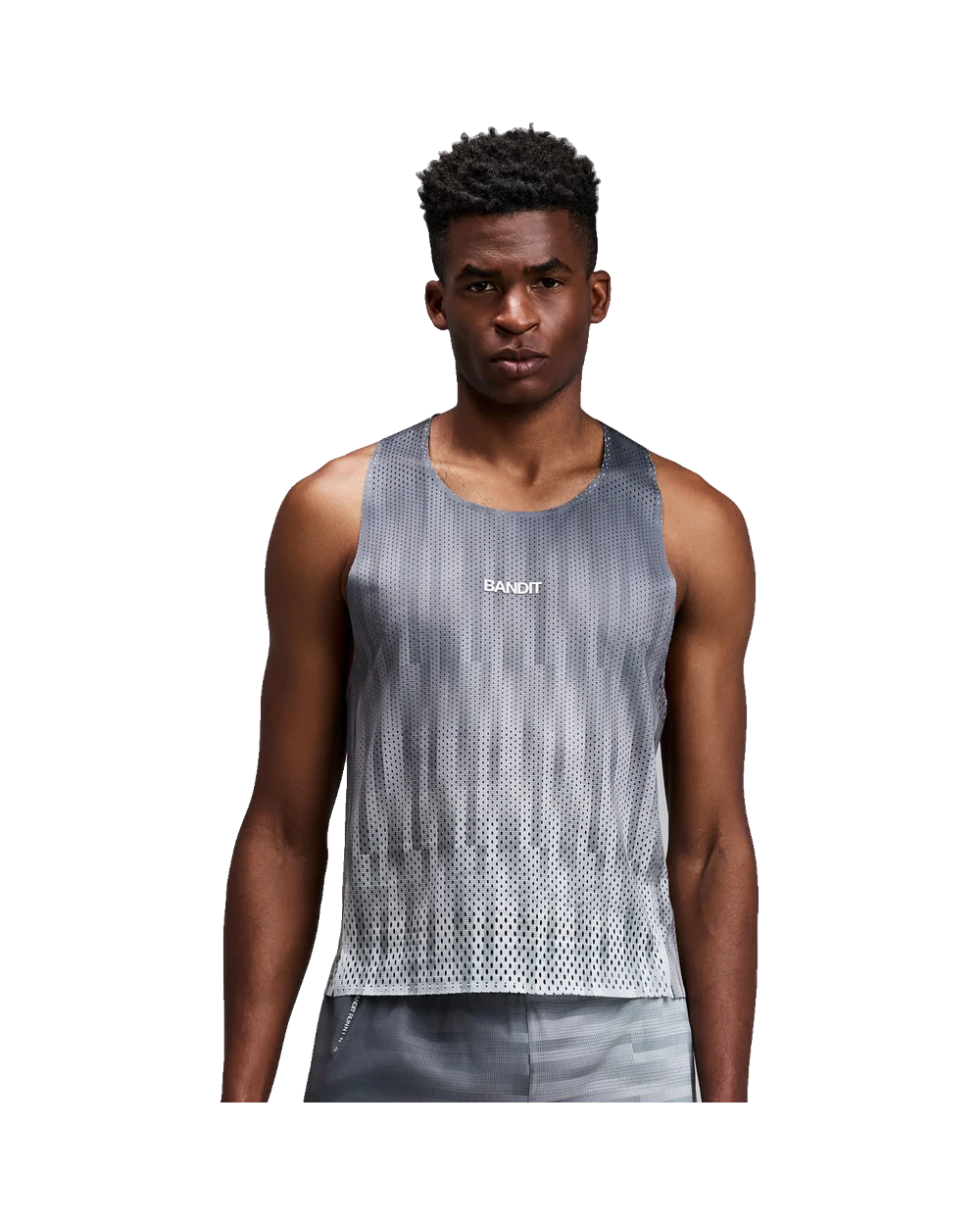 Men's Specter™ Performance Tee with Flopack™ - Micro Geo Gradient - Slate / Plaster