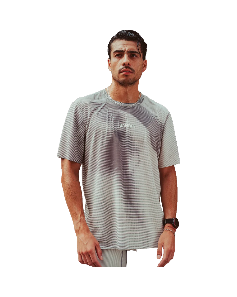 Men's Specter™ Performance Tee with Flopack™ - Two Tone Dotted Gradient - Slate / Plaster