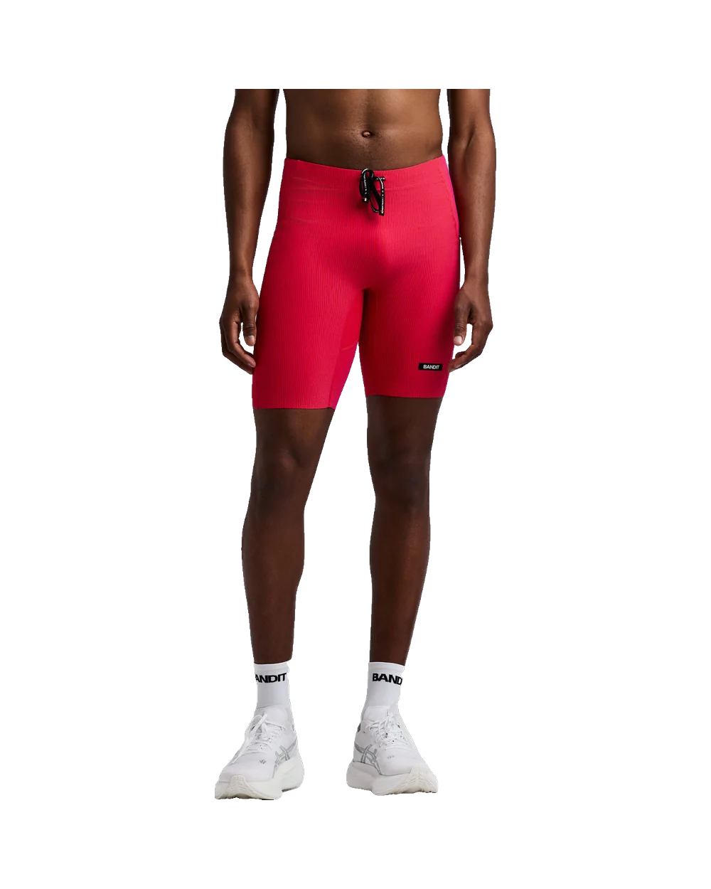Men's Striped Cadence™ Half Tights - Poppy / Azalea