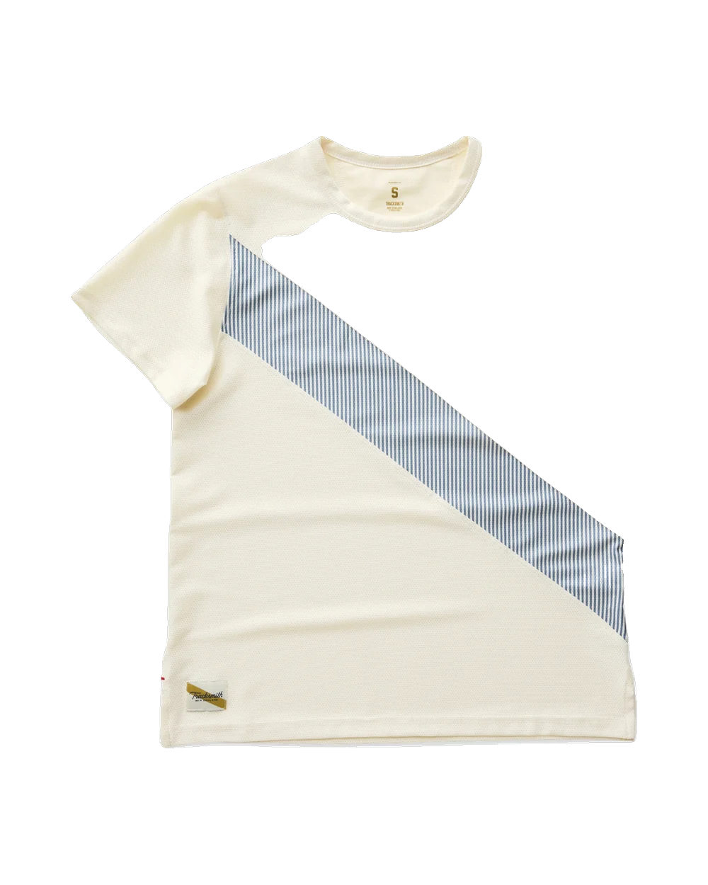Van Cortlandt Tee — Mujer — Ivory/Bering Sea Stripe