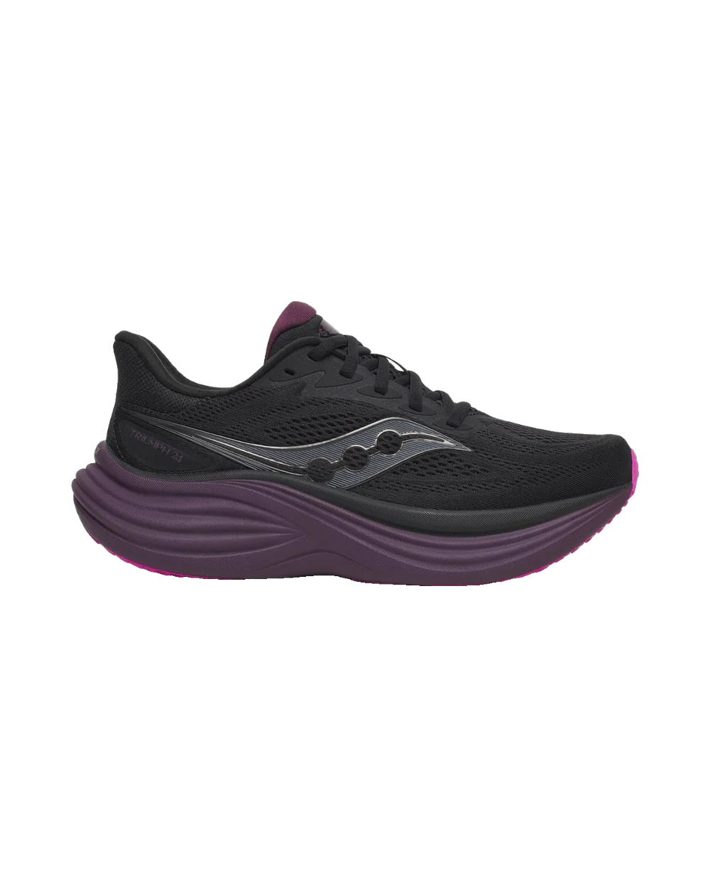 Saucony Triumph 24 — Mujer — Black/Syrup