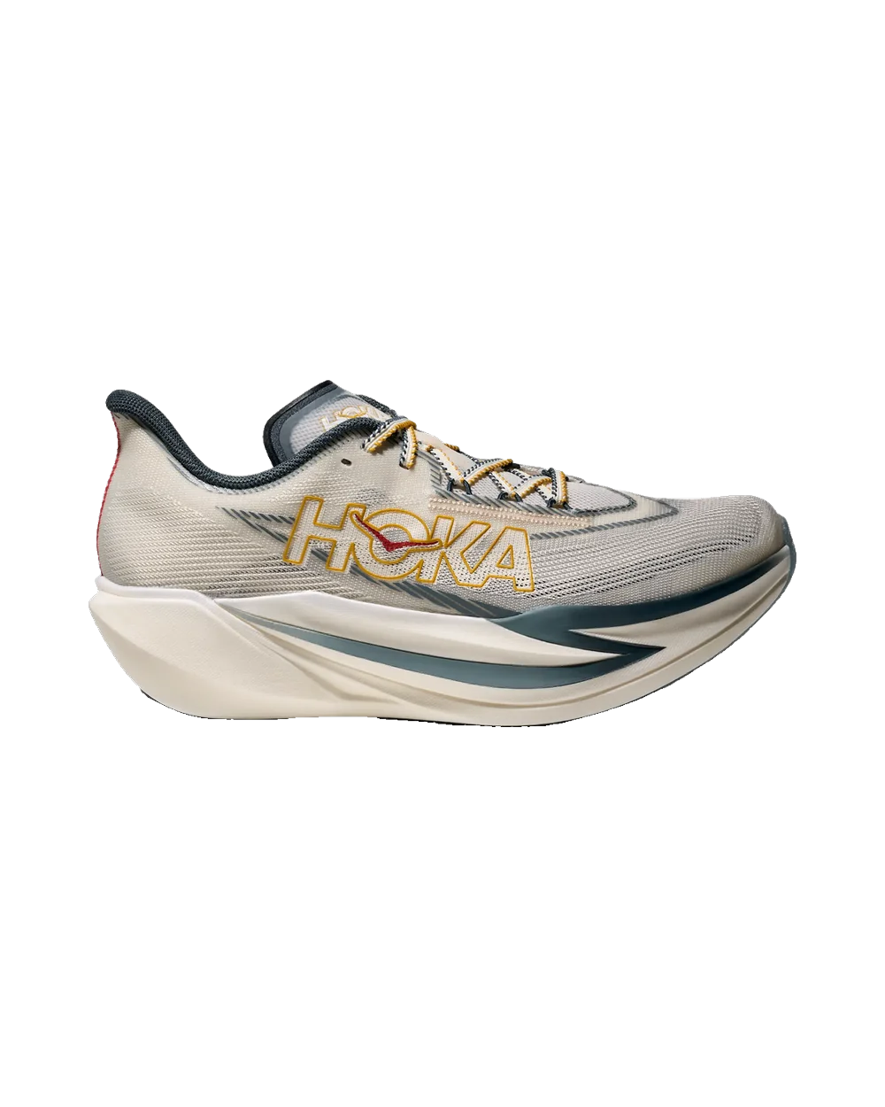 HOKA Cielo X1 3.0 — Unisex — Alabaster/Yellow Gold