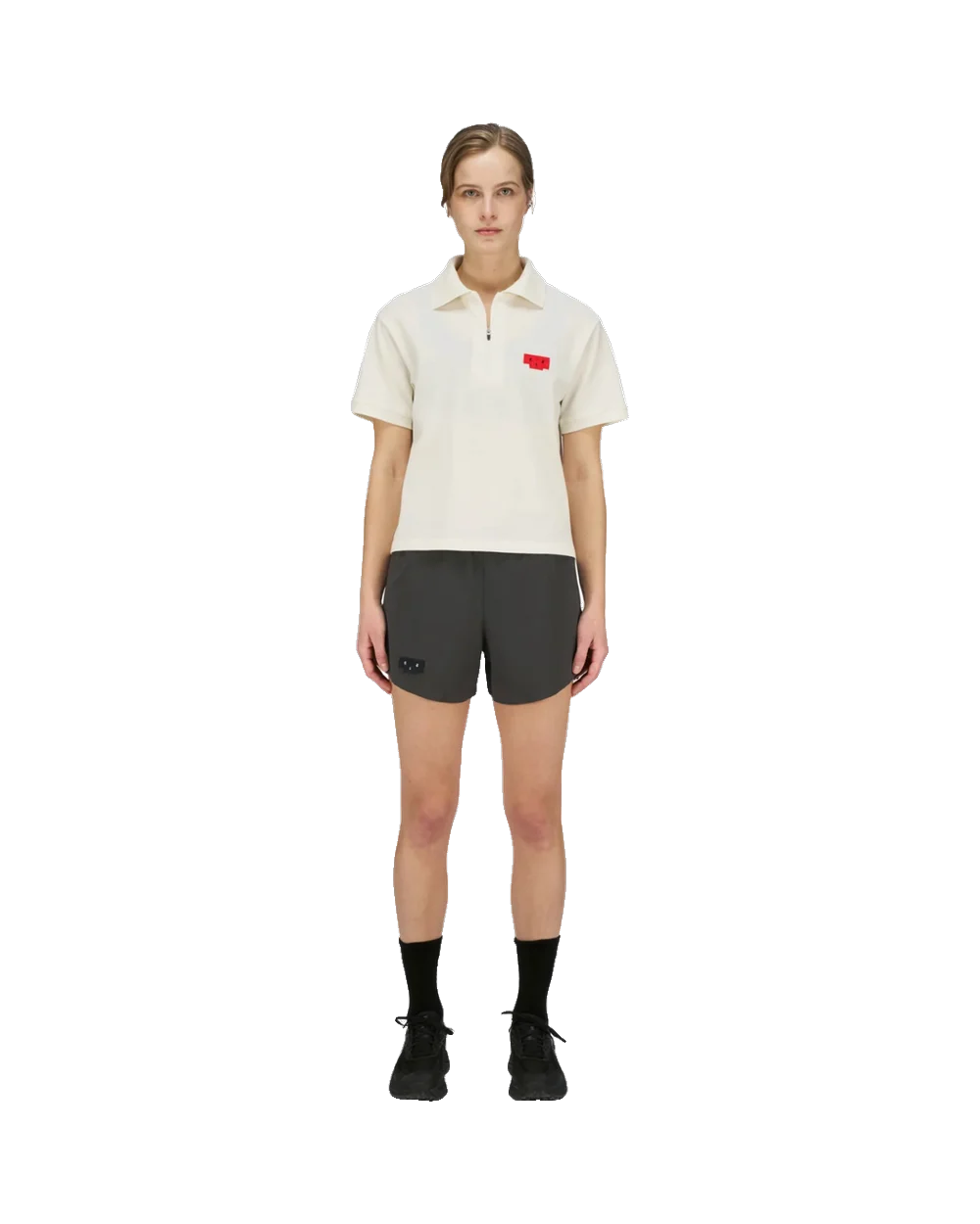 Polo Run Shirt — Mujer — Vanilla White