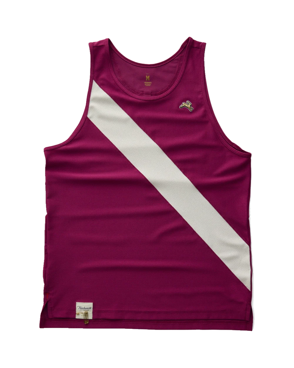 MEN VAN CORTLANDT SINGLET - RASPBERRY/IVORY