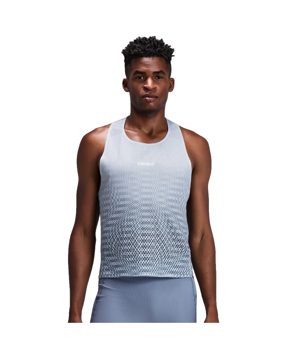 MEN SHREDDER SHORTY RACE SINGLET - PAVILION BLUE