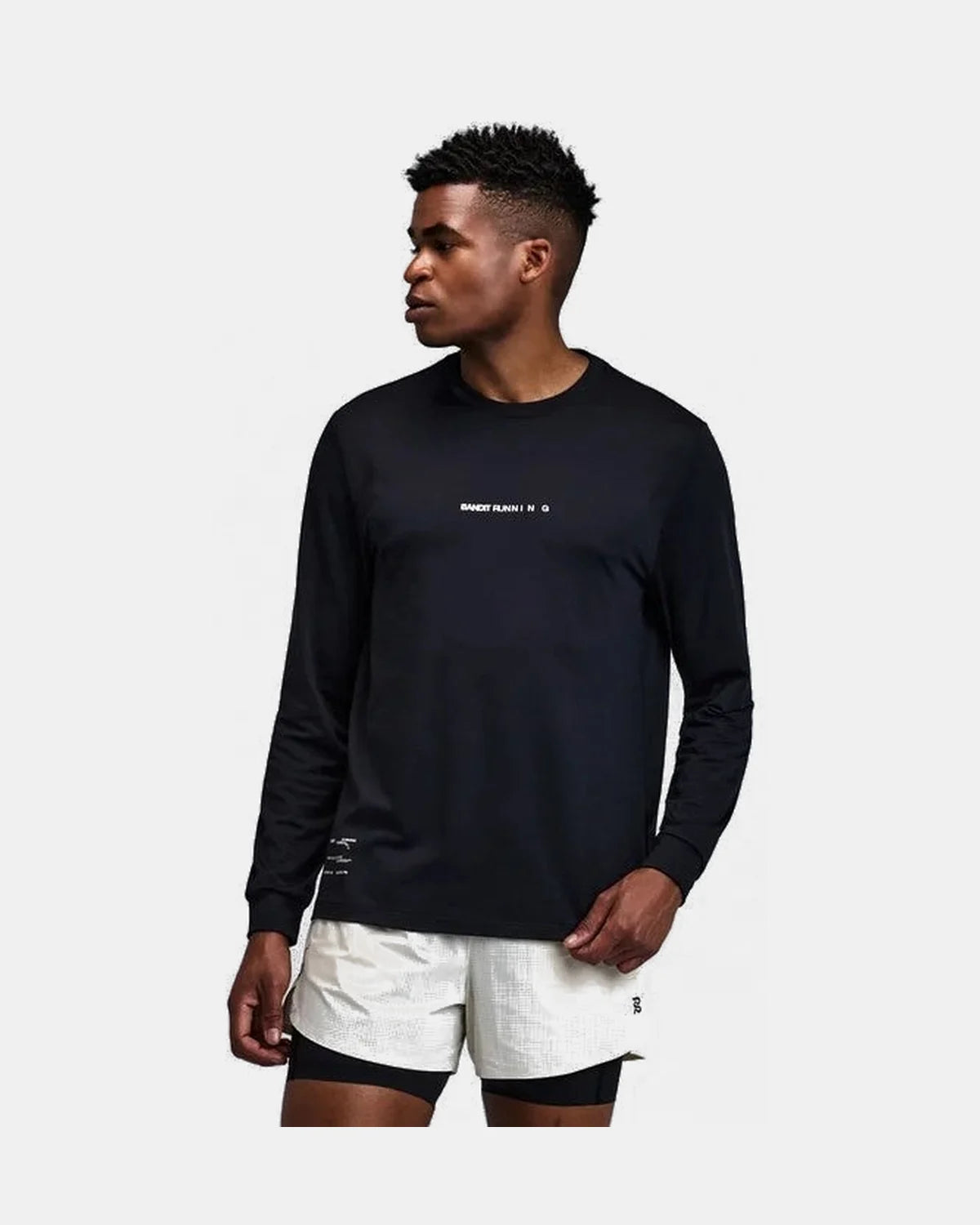 MICROMESH LONG SLEEVE PERFORMANCE TEE - BLACK