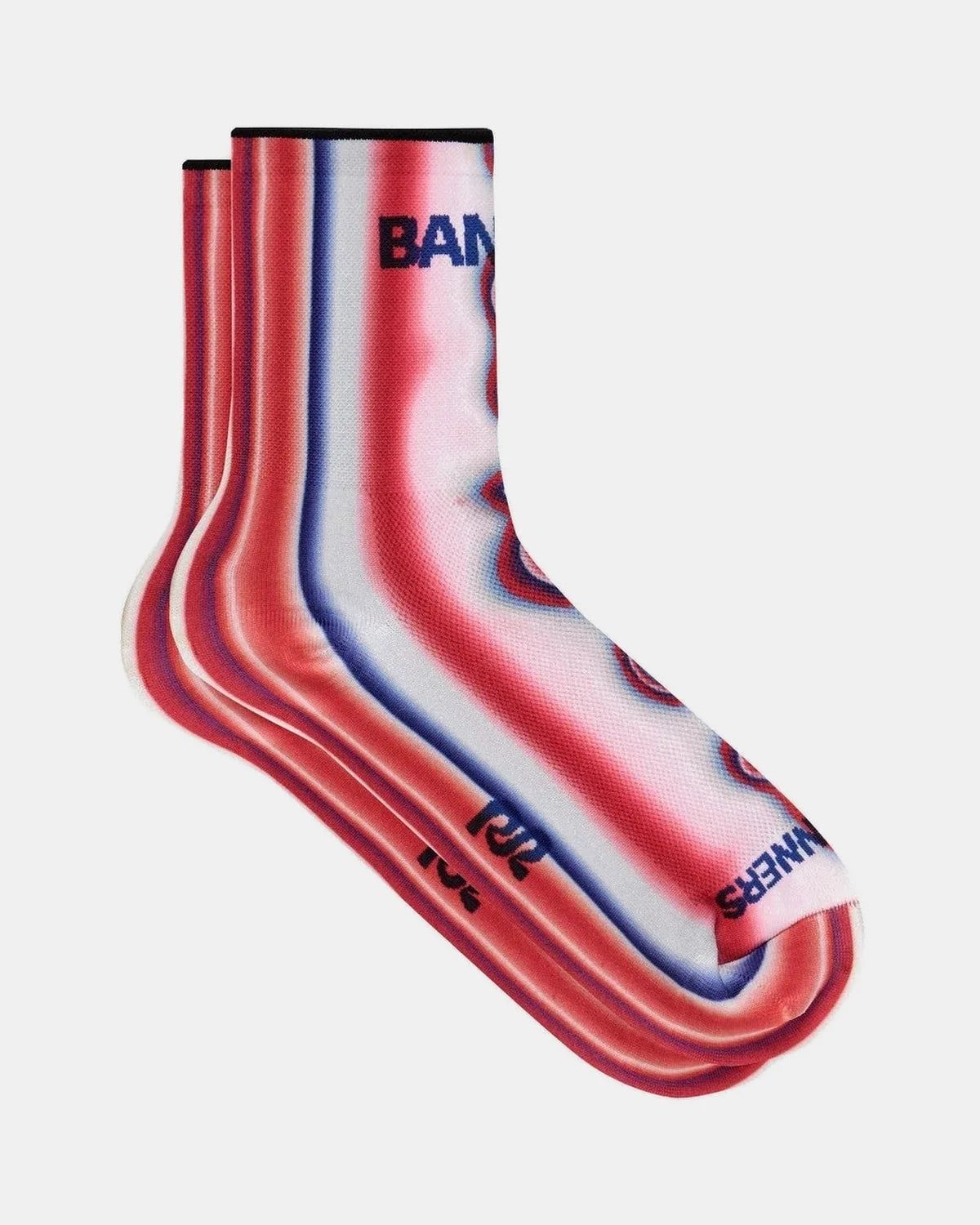 LITE RUN QUARTER SOCK - MELTED STRIPE GRADIENT